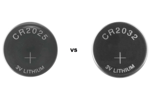 CR2025 vs.Bateria CR2032