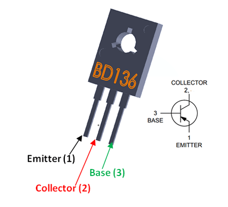 BD136 Pinout