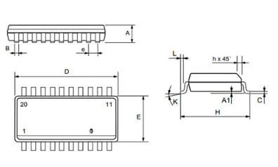 Fig.7 L293DD Dimension Outline