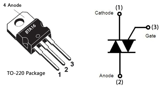 BTA16 Pinout